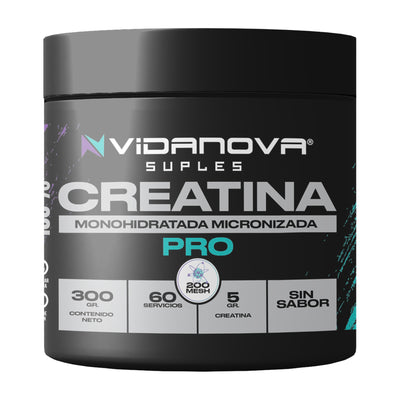 Creatina Monohidratada Micronizada 300 g (200 Mesh)