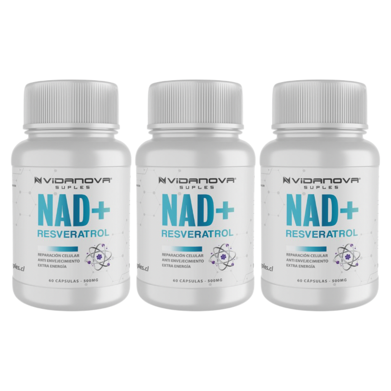 Pack x3 NAD+ Resveratrol
