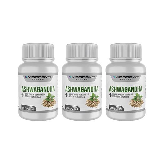 Pack x3 Ashwagandha + Magnesio