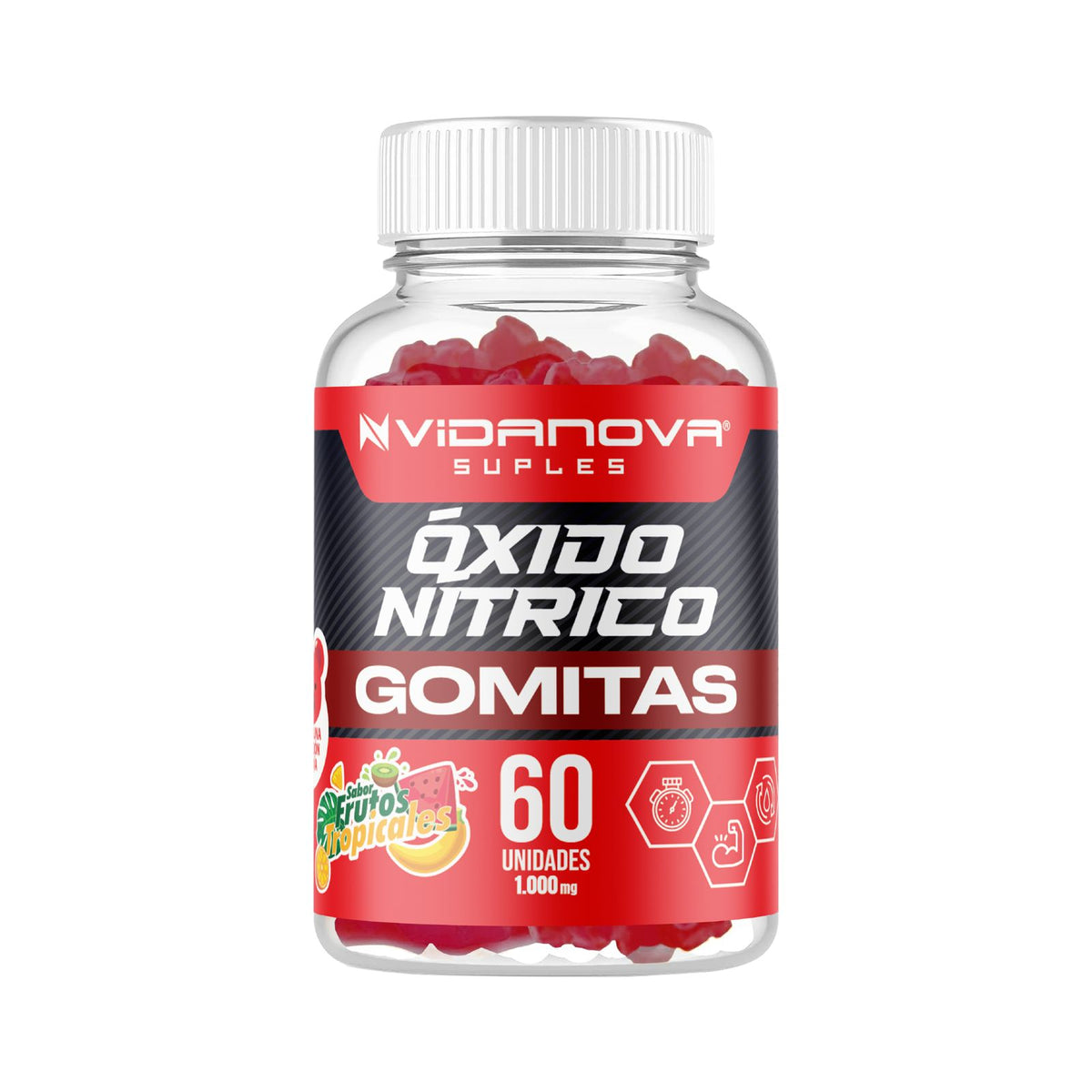 Gomitas de Óxido Nítrico Vidanova 1000 mg – 60 Unidades