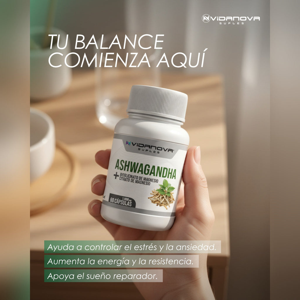 Ashwagandha + Magnesio Vidanova