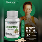 Ashwagandha + Magnesio 1000 mg – 60 Cápsulas