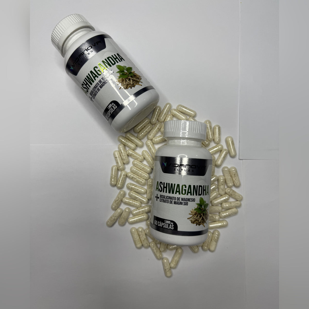 Ashwagandha + Magnesio 1000 mg – 60 Cápsulas