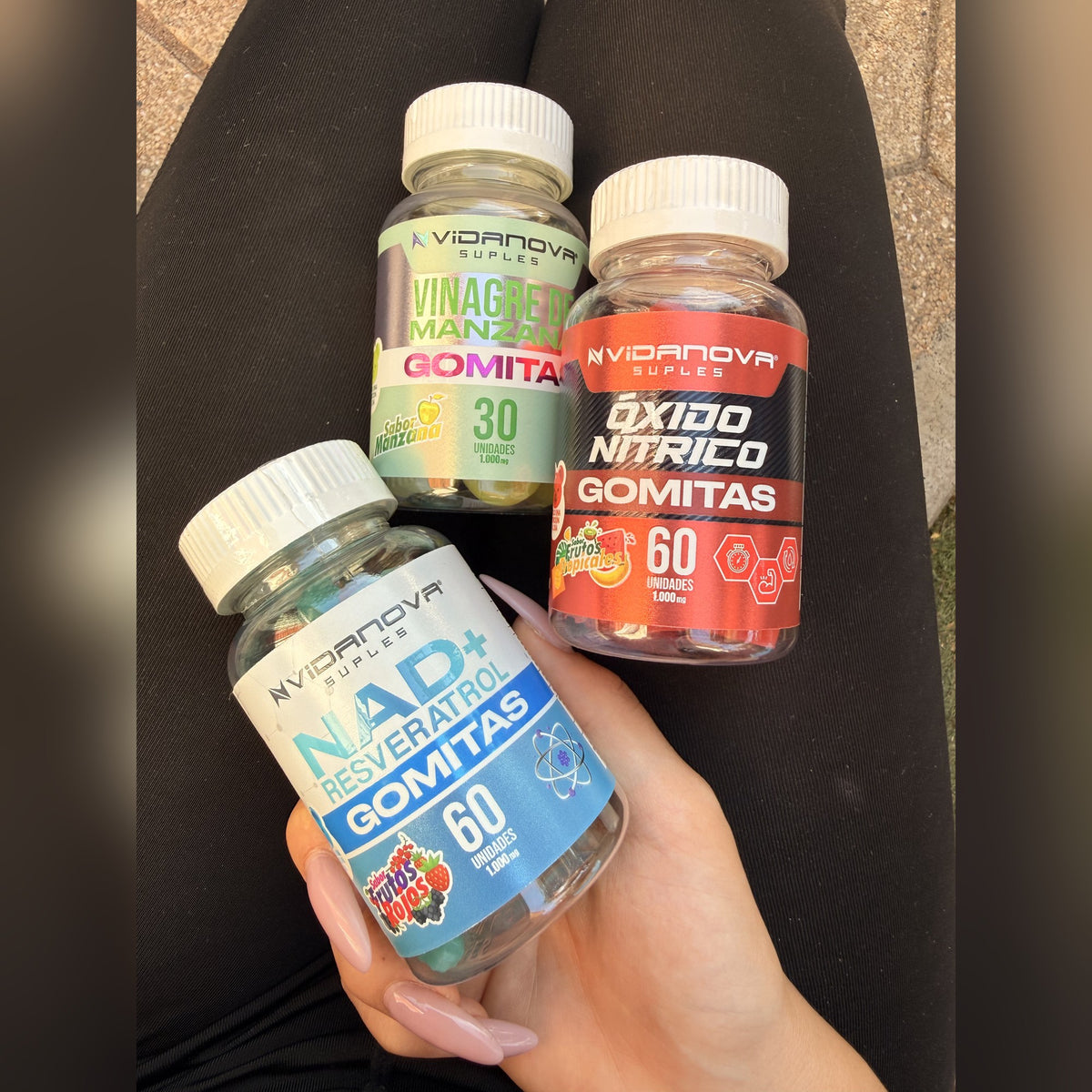 Gomitas de NAD+ Resveratrol 1000 mg – 60 Unidades