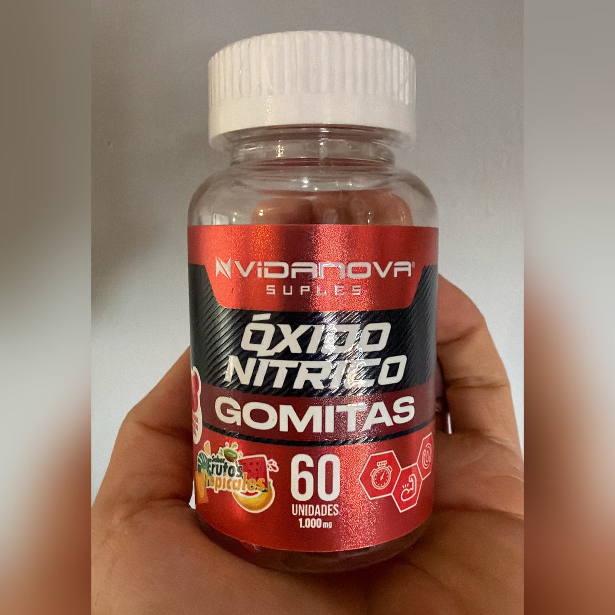 Gomitas de Óxido Nítrico Vidanova 1000 mg – 60 Unidades