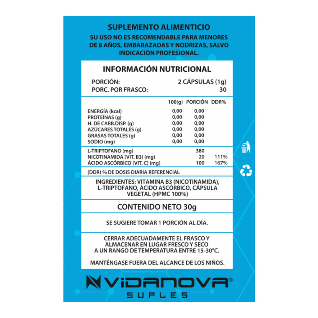 NAD+ Precursor 1000 mg – 60 Cápsulas