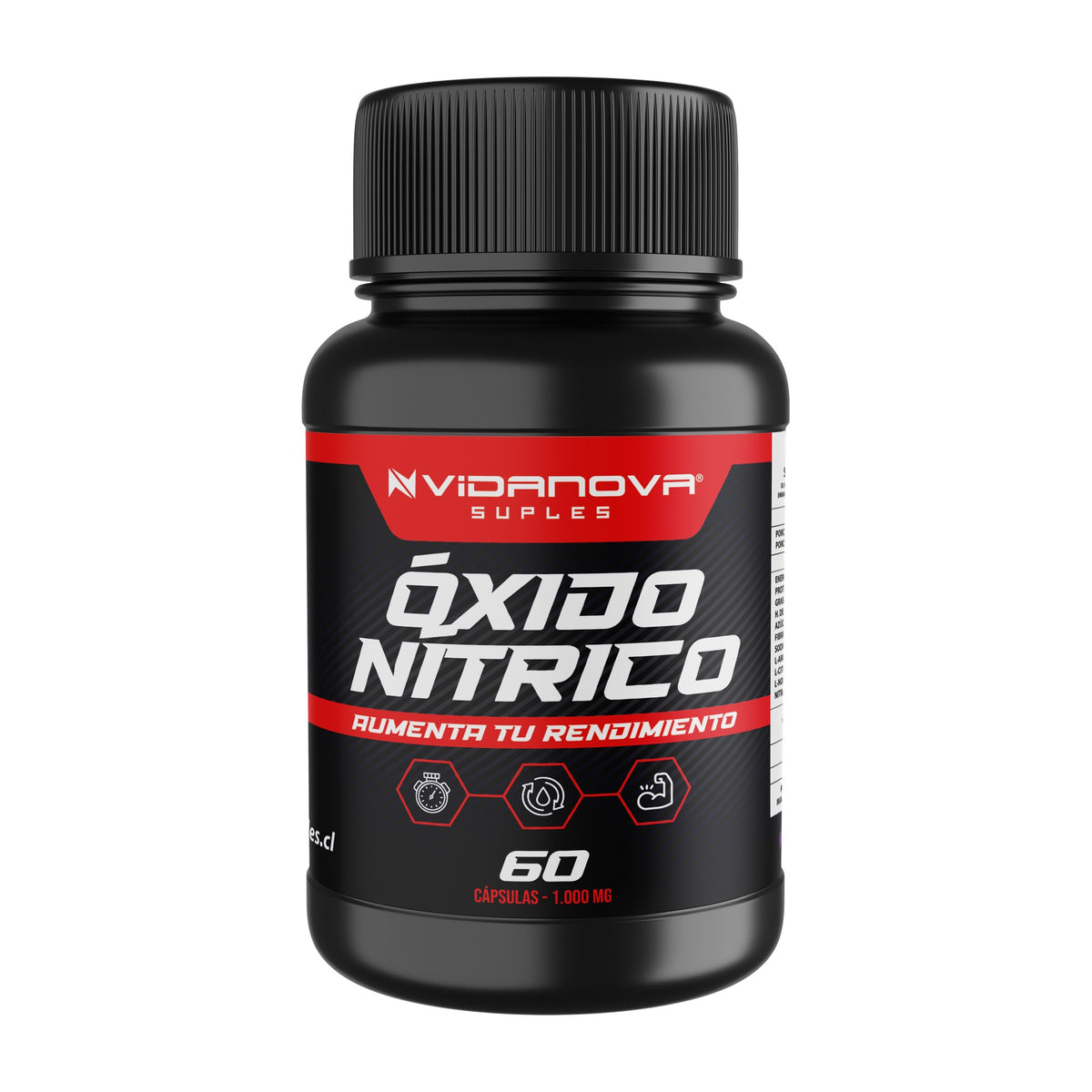 Óxido Nítrico Vidanova 1000 mg – 60 Cápsulas